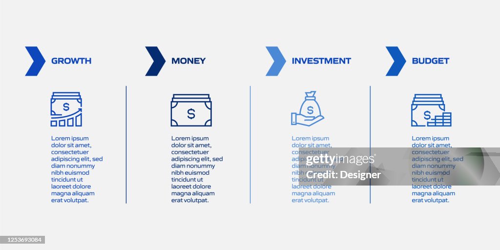Finance Related Process Infographic Template Process Timeline Chart ...