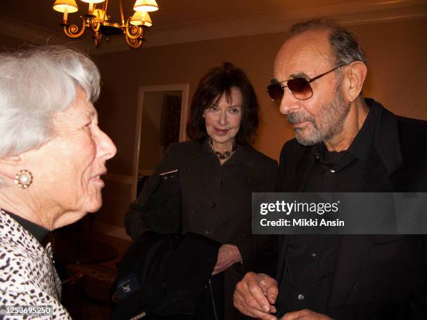 Film director Stanley Donen and performer Elaine May visit Boston's Symphony Hall for an Evening At Pops tribute to Stanley Donen. John Williams...