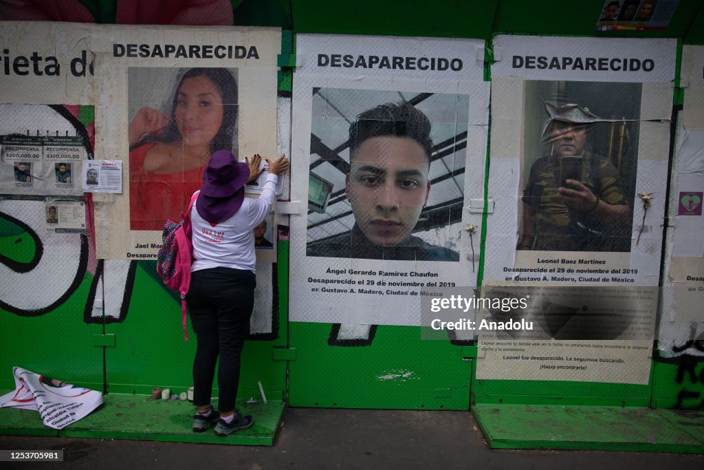 Relatives of missing people protest demanding justice on Mother's Day in Mexico