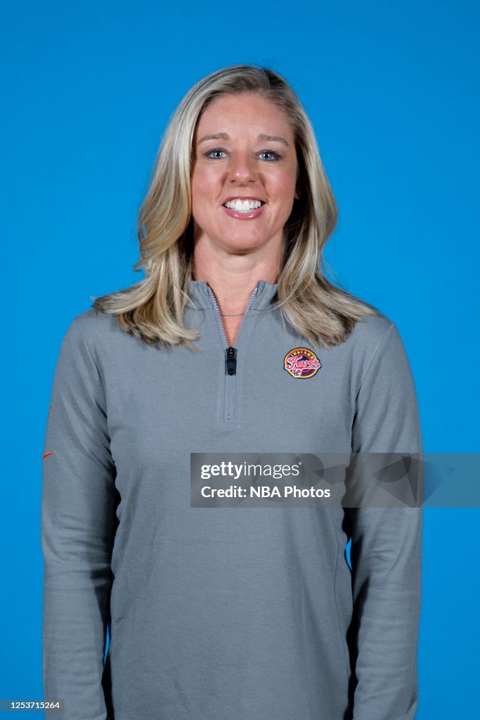 Christie Sides Of The Indiana Fever Poses For A Head Shot During WNBA