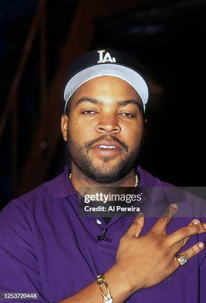 Ice Cube Rapper Hand Sign Rapper Ice Cube puts up the