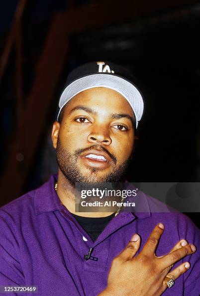 Ice Cube Rapper Hand Sign Rapper Ice Cube puts up the
