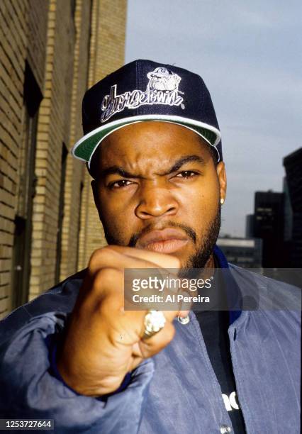 Rapper Ice Cube appears in a portrait taken on October 11, 1991 in New York City.