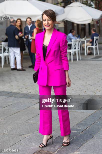 Andrea Levy, Councilor for Culture, Tourism and Sports of the Madrid City Council, attends the first of the 27 performances of 'La Traviata' at The...