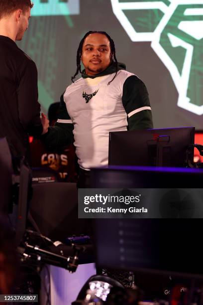 Cooks of Bucks Gaming looks on during the 2023 NBA 2K League 3v3 Tournament on May 10, 2023 at District E Gaming in Washington, DC. NOTE TO USER:...