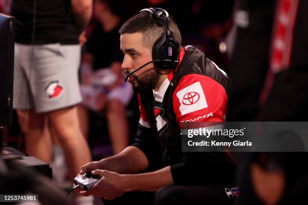 Jomar of Blazer5 Gaming plays during the 2023 NBA 2K League 3v3 Tournament on May 10, 2023 at District E Gaming in Washington, DC. NOTE TO USER: User...