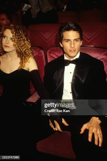 Nicole Kidman and Tom Cruise attend the 45th Cannes film Festival in May 1992, in Cannes, France.