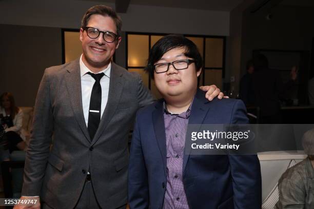 Rich Sommer and SungWon Cho at the premiere of "BlackBerry" held at The London West Hollywood Kensington Ballroom on May 10, 2023 in West Hollywood,...