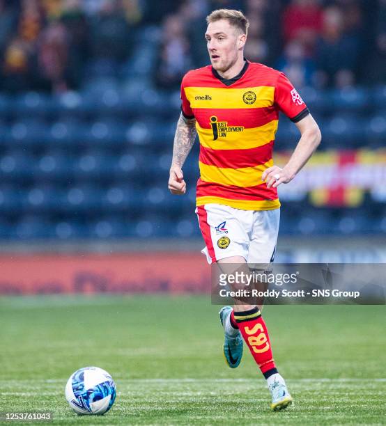 Kevin Holt in action for Partick during a cinch Championship match between Raith Rovers and Partick Thistle at Starks Park, on May 05 in Kircaldy,...