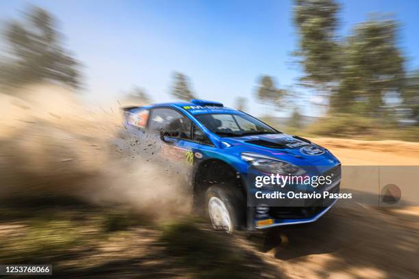 Gregoire Munster of Luxemburg and Louis Louka of Belgium compete in their Ford Fiesta MK II during the shakedown for FIA World Rally Championship...