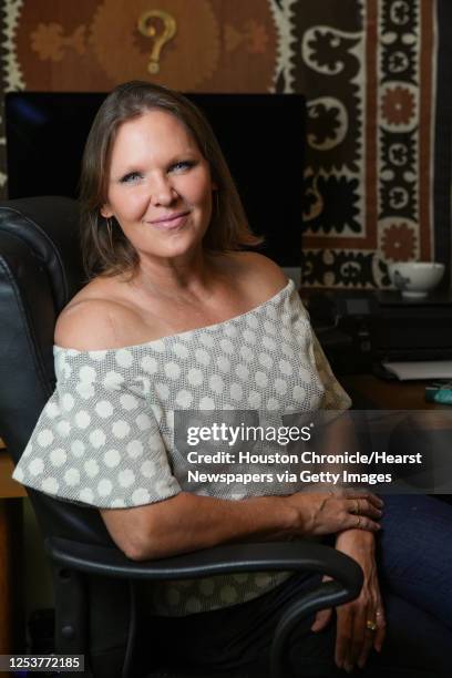 Chris Cander poses for a portrait Monday, June 27, 2022 in West University Place. Ander is a Houston author based in West U whose previous book "The...