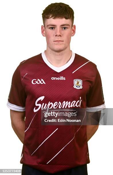 Galway , Ireland - 28 March 2023; Gavin Lee poses for a portrait during a Galway hurling squad portrait session at Galway GAA Training Centre,...