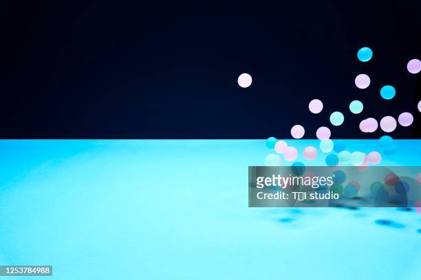 a lot of color balls in motion. - drive ball sports stock pictures, royalty-free photos & images