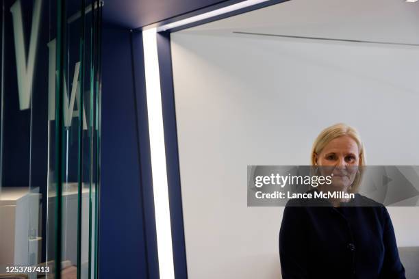 Amanda Blanc, CEO of insurance company Aviva, poses for a photo at the Aviva Canada office at First Canadian Place in Toronto. Toronto Star/Lance...