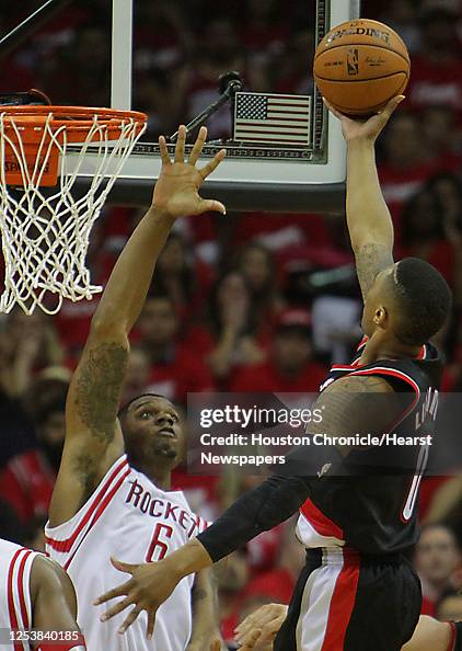 Jones Houston Rockets Houston Rockets forward Terrence Jones plays defense against Portland ...