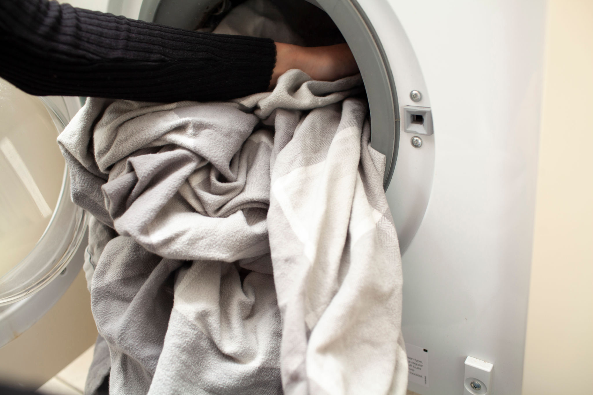 washing bedding