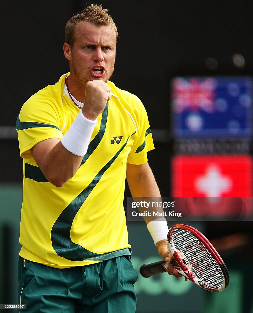 Davis Cup - Australia v Switzerland: Day 2