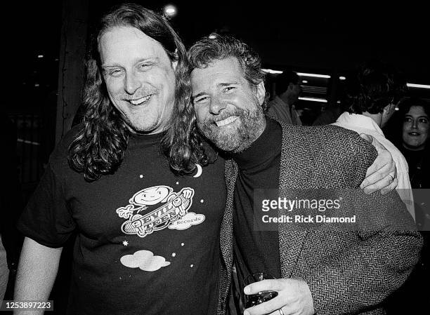 Warren Haynes and Chuck Leavell attend Capricorn Records party in Atlanta Georgia, February 27, 1998 (Photo by Rick Diamond/Getty Images