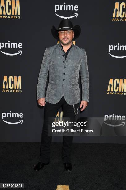 Jason Aldean at the 58th Academy of Country Music Awards from Ford Center at The Star on May 11, 2023 in Frisco, Texas.