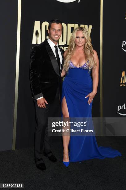 Brendan McLoughlin and Miranda Lambert at the 58th Academy of Country Music Awards from Ford Center at The Star on May 11, 2023 in Frisco, Texas.