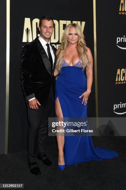 Brendan McLoughlin and Miranda Lambert at the 58th Academy of Country Music Awards from Ford Center at The Star on May 11, 2023 in Frisco, Texas.