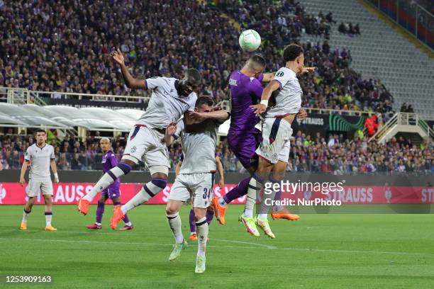 Arthur Mendonca Cabral of ACF Fiorentina during UEFA Europa Conference League Semi final First Leg match between Fiorentina and FC Basilea 1893, on...