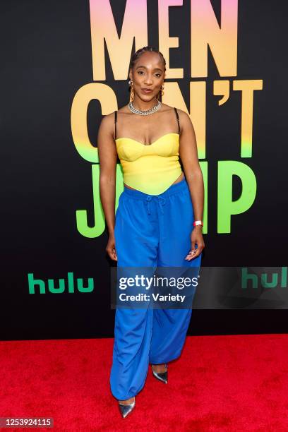 Iantha Richardson arrives at the premiere of "White Men Can't Jump" held at El Capitan Theatre on May 11, 2023 in Los Angeles, California.