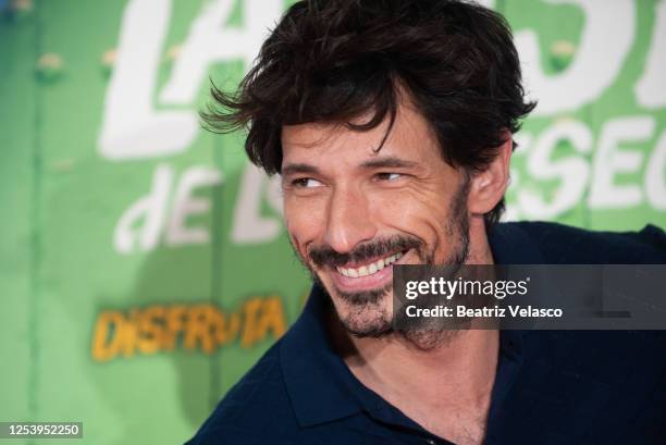 Andrés Velencoso attends "La Lista de los Deseos" premiere on July 02, 2020 in Madrid, Spain. This is the first film premiere in Spain after the...