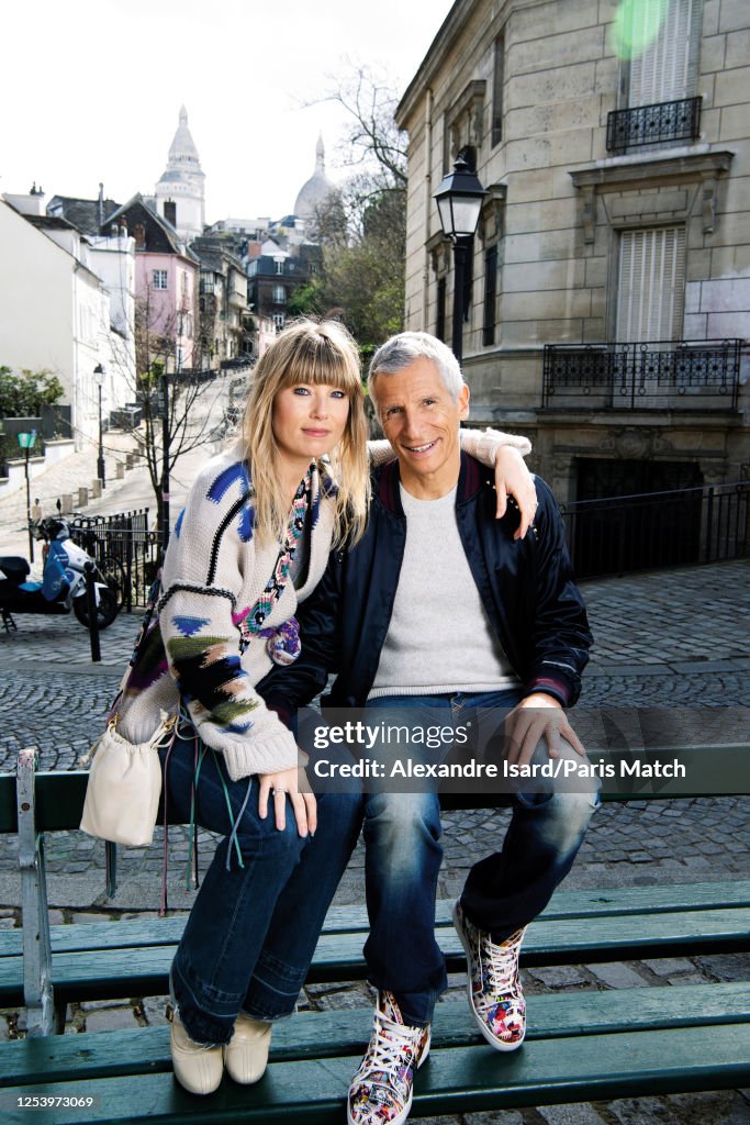Nagui & Melanie Page, Paris Match Issue 3856, March 29, 2023