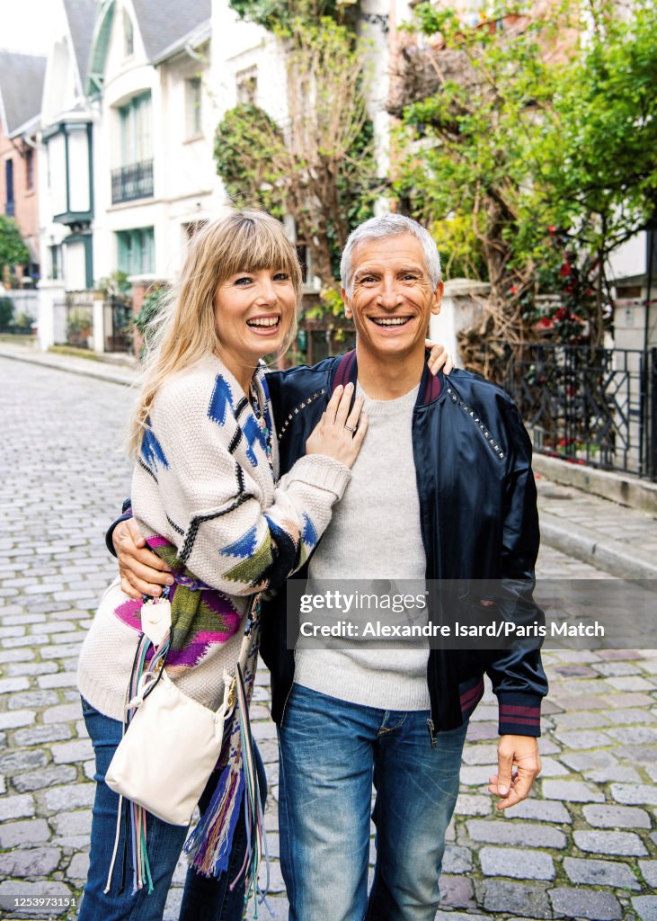 Nagui & Melanie Page, Paris Match Issue 3856, March 29, 2023