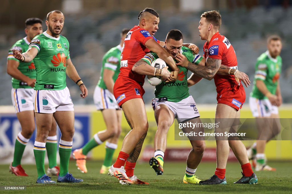 NRL Rd 8 - Raiders v Dragons