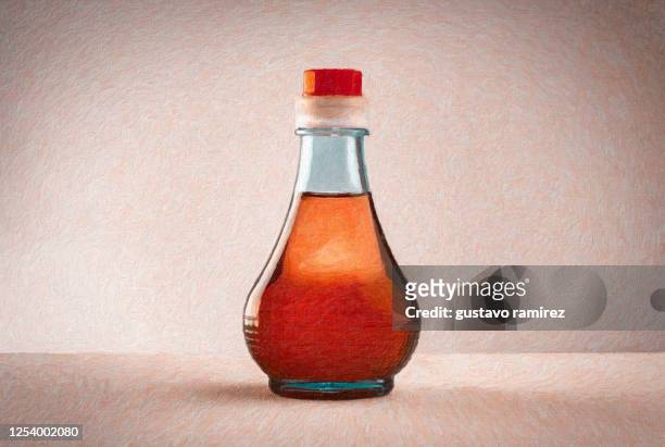 sesame oil bottle - sesame oil stock pictures, royalty-free photos & images