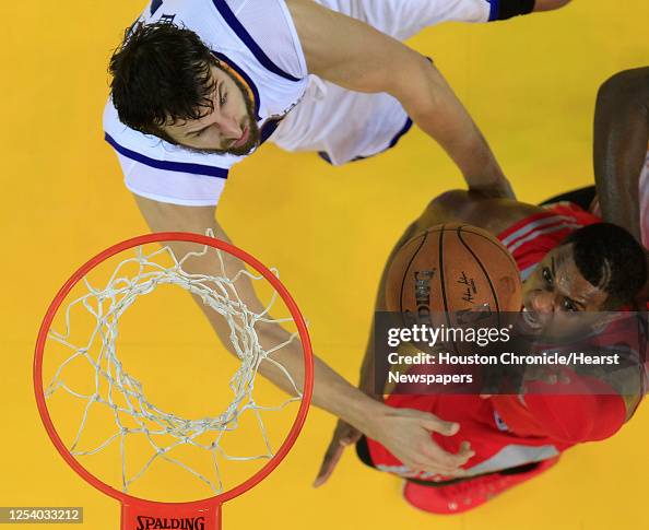 Jones Houston Rockets Houston Rockets forward Terrence Jones takes a shot against Golden ...