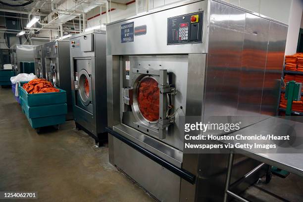 The laundry in the Harris County jail at 1200 Baker street Friday, Sept. 25 in Houston.