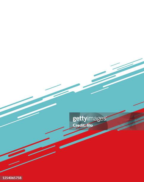 angled dash background - red blue background stock illustrations