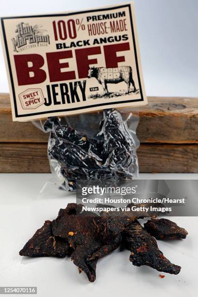 The Hay Merchant, 1100 Westheimer, makes its own sweet and spicy beef jerky using Black Angus beef from 44 Farms in Cameron; $6 per 1.5 ounce packets...
