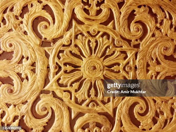 Saudi Wood Pattern Saudi Mosque Patterns Photos and Premium High Res Pictures - Getty Images
