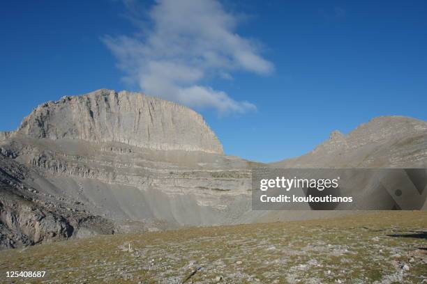 olympos mountain, mitikas - olympus stock pictures, royalty-free photos & images