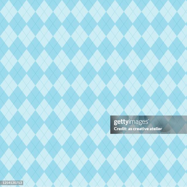 argyle vector pattern. navy blue with thin white dotted line - jester background stock illustrations