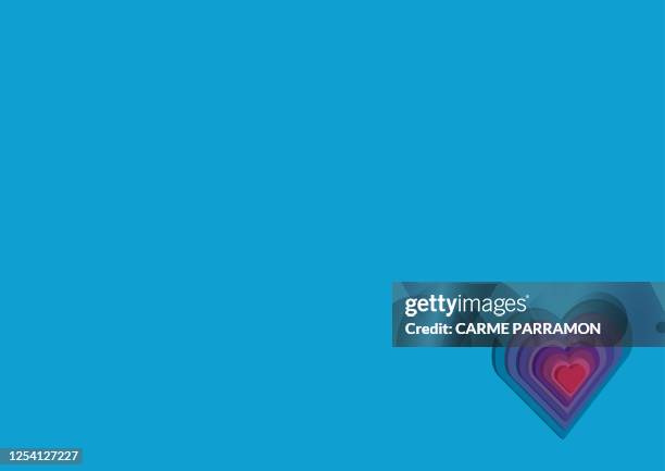 drawing pattern with heart - fuchsia flower stock illustrations