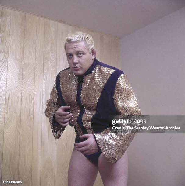 Professional wrestler Ray Stevens of the United States poses for a portrait circa November, 1962 in New York, New York.