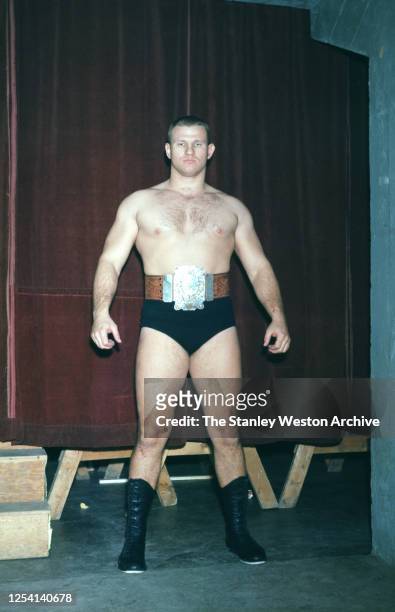 Professional wrestler Walter Paul Sieber, aka Waldo Von Erich of Canada poses for a portrait circa January, 1964 in New York, New York.