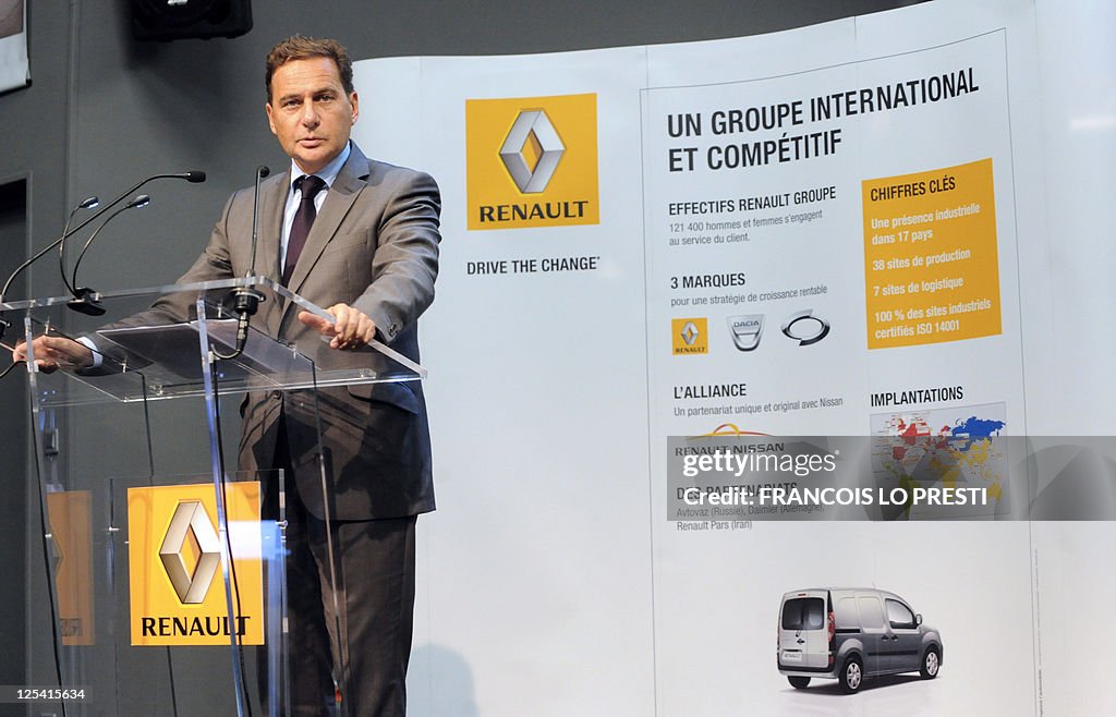 Eric Besson France's Energy Minister Eric Besson gives a speech after a visit at ...