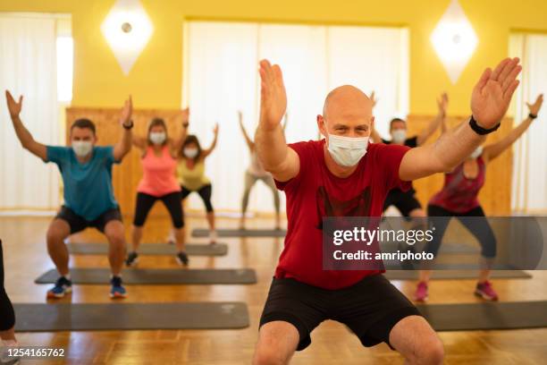 Happy While Exercise Happy Exercise Mask Photos and Premium High Res Pictures - Getty Images