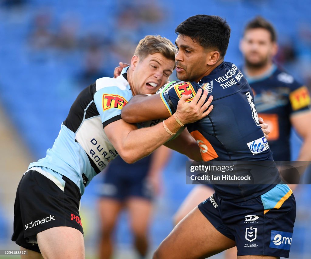 NRL Rd 8 - Titans v Sharks