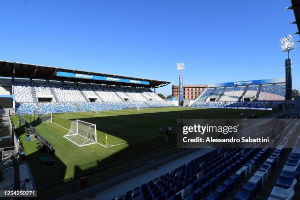 General view inside the Mapei Stadium before the Serie A match between US Sassuolo and US Lecce at Mapei Stadium - Città del Tricolore on July 04,...