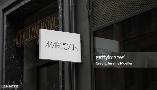 Marc Cain sign store is seen on July 03, 2020 in Hamburg, Germany.