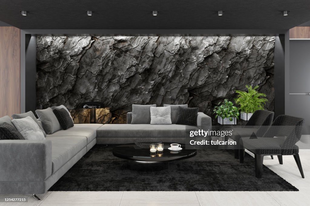 Rock Wall Living Room Ideas 34 Beautiful Stone Fireplace Ideas That