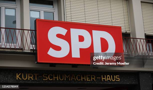 Sign is seen on July 04, 2020 in Hamburg, Germany.
