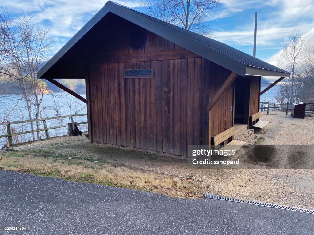 Fontana Hilton Appalachian Trail Hiking Shelter